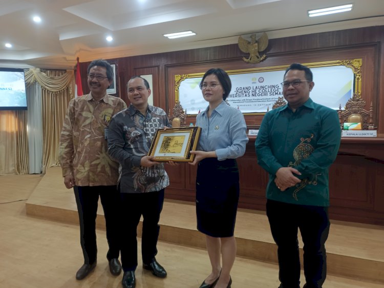 Unnes Jalin Kerja Sama Internasional Dengan JVIC China, Selasa (15/10). Dicky A Wijaya/RMOLJawaTengah