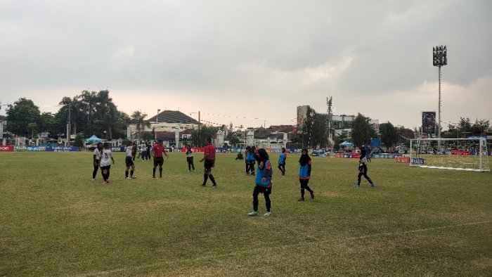 MilkLife Soccer Challenge Solo Series 2 2024 ajang pencarian pesepakbola perempuan usia dini. Dian Tanti/RMOLJateng 
