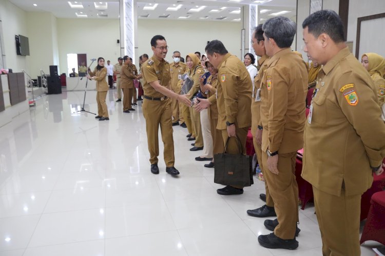 Pemerintah Kabupaten Sukoharjo Menggelar Rapat Koordinasi Pengendalian Operasional Kegiatan (Rakor POK) Triwulan III Tahun Anggaran 2024 Dalam Rangka Optimalisasi Anggaran Pada Selasa (22/10). Istimewa/RMOLJawaTengah