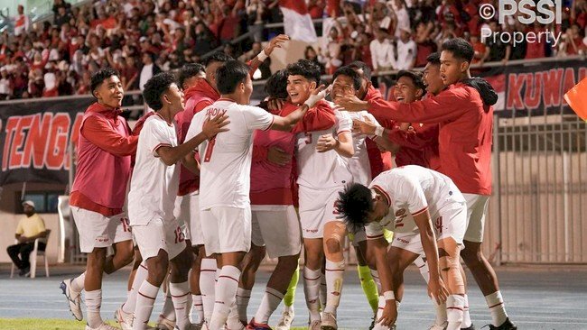 Timnas Indonesia U-17 Saat Mengalahkan Tuan Rumah Kuwait, 1-0, Kamis (24/01). Dokumentasi PSSI