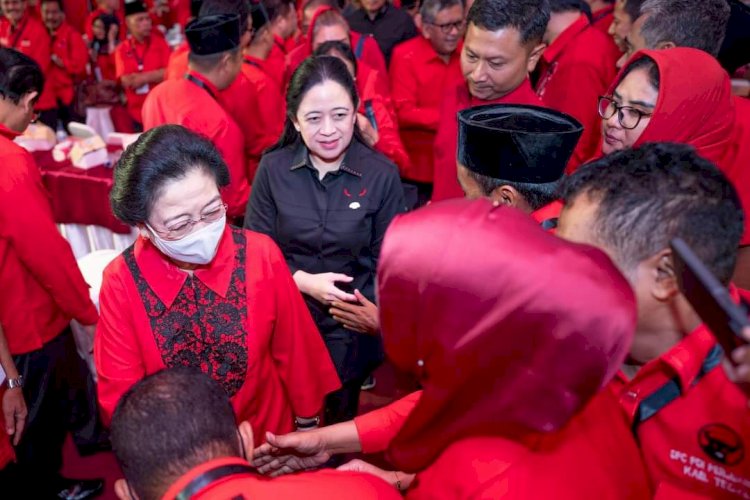 Ketua Umum PDI-P Megawati Soekarnoputri Memberikan Arahan Konsolidasi Pilkada Jawa Tengah 2024. Dokumentasi