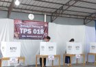 Wapres Gibran Dan Selvi Ananda Salurkan Hak Pilihnya Di TPS 018 Manahan Solo