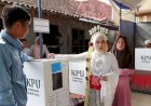Viral, Seorang Pengantin Perempuan Di Rembang Nyoblos Pada Pilkada 27 November Lalu