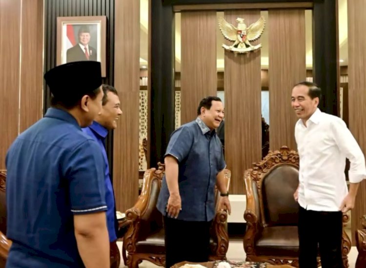 Luthfi-Yasin Bertemu Presiden Prabowo Dan Jokowi Di Solo. Dokumentasi 