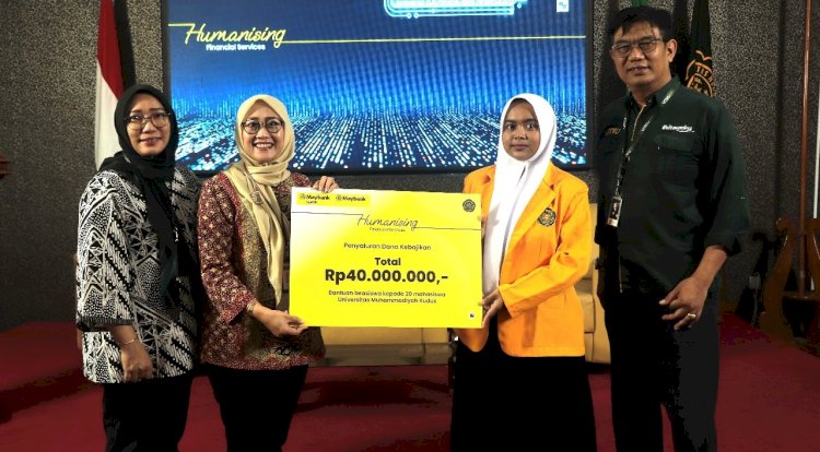Universitas Muhammadiyah Kudus bekerja sama dengan salah satu perbankan syari’ah menyelenggarakan kegiatan literasi keuangan syari’ah dan pencegahan judi online. Istimewa
