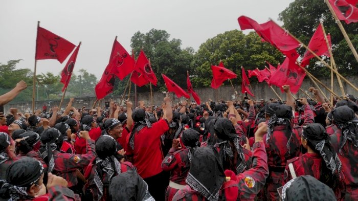 Apel Satgas Anti Suap digelar  DPC PDIP Solo. Dian Tanti/RMOLJateng 