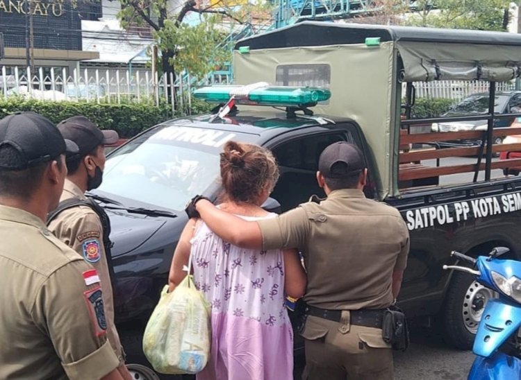 Satpol PP Kota Semarang Gencar Laksanakan Patroli Menertibkan Para PGOT Yang Resahkan Masyarakat. Dicky A Wijaya/RMOLJawaTengah