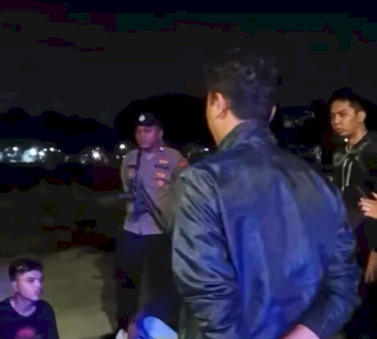 Petugas gabungan saat patroli wilayah berhasil amankan beberapa orang pelaku gangster di Semarang Timur, Minggu (17/11) dini hari. Dicky Aditya/RMOLJateng