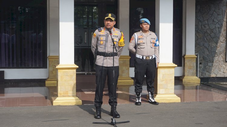 Kapolres Purbalingga Berikan Arahan Dalam Antisipasi Perkembangan Situasi Keamanan Dan Ketertiban Masyarakat (Kamtibmas) Yang Dinamis Menjelang Pemilihan Kepala Daerah (Pilkada) 2024, Selasa (19/11). Istimewa