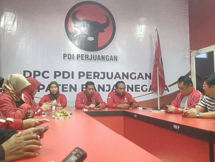 Pers Conference di Kantor DPC PDIP Banjarnegara terkait putusan MK. Arief/RMOLJateng