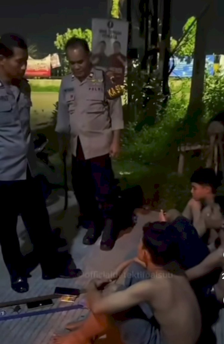 Polsek Gayamsari Mengamankan Beberapa Orang Anak-Anak Muda Diduga Akan Tawuran Gangster Di Dekat BKT, Sawah Besar, Minggu (24/11) Dini Hari. Istimewa