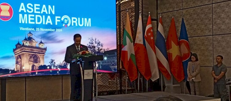 ASEAN Media Forum Dibuka Di Vientienne, Laos PDR, Senin (25/11). Istimewa
