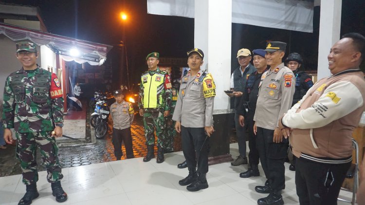 Patroli Gabungan Skala Besar Dalam Rangka Menjaga Situasi Keamanan Dan Ketertiban Masyarakat (Kamtibmas) Usai Pemungutan Suara Pemilihan Kepala Daerah (Pilkada) Terus Dilaksanakan Di Purbalingga, Kamis (28/11) Malam. Istimewa/RMOLJawaTengah