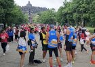 Borobudur Marathon 2024, Peserta Berlari Menikmati Keindahan Alam Dengan Cuaca Bersahabat 