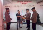 Jelang Natal, Polsek Kutasari Bakti Kebersihan Di Rumah Ibadah Umat Kristiani 