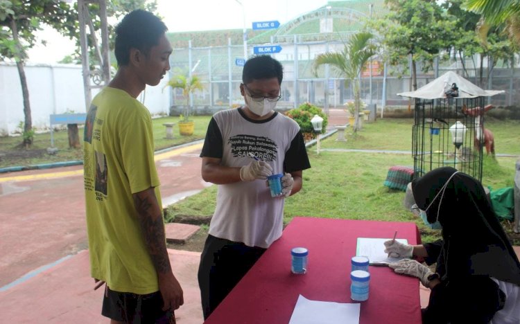 Gandeng APH, Lapas Pekalongan Gencarkan Razia Dan Tes Urine Untuk Wujudkan Lingkungan Bebas Halinar. Istimewa
