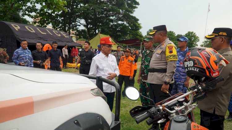 Apel Siaga Tanggap Bencana Di Slawi, Kabupaten Tegal Pasda Kamis (05/12). Istimewa