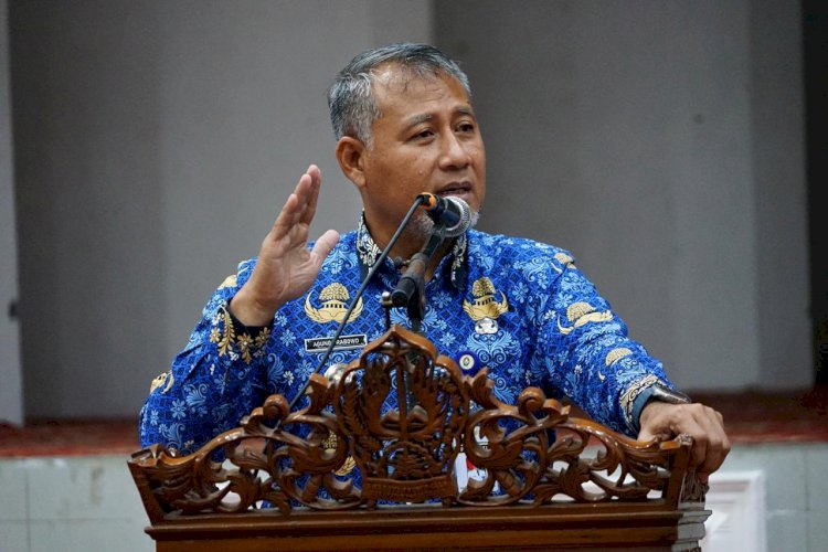 Pj. Bupati Hary Agung Prabowo Mengingatkan Seluruh Jajarannya Di Lingkungan Pemerintah Kabupaten (Pemkab) Temanggung Untuk Meningkatkan Kewaspadaan Menjelang Nataru Pada Selasa (17/12). Istimewa