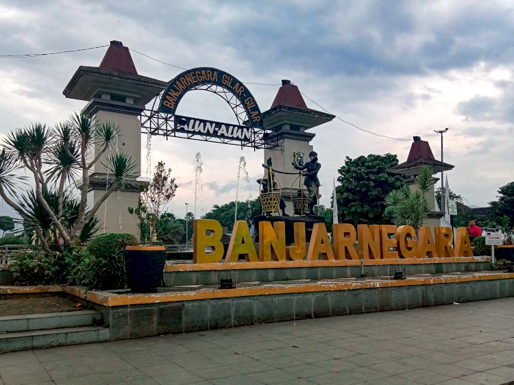 Alun - alun Kabupaten Banjarnegara. Istimewa