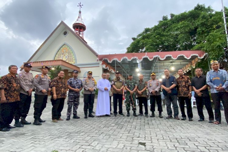 Pastikan Keamanan Ibadah Perayaan Natal, Forkopimda Kota Tegal Monitoring Ke Sejumlah Gereja