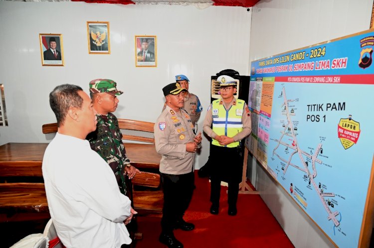 Sekda Sukoharjo Pimpin Pemantauan Pos PAM Dan Gereja. Istimewa