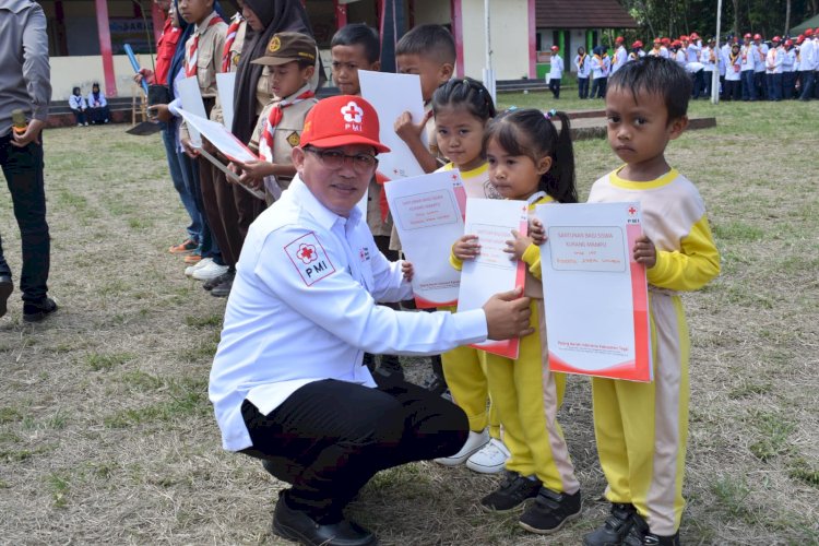 Seribu Anggota PMR Kabupaten Tegal Adu Tangkas Di Jumbara. Istimewa