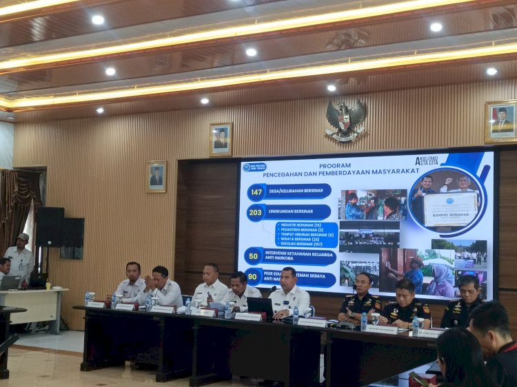 BNNP Jawa Tengah Di Program Kerja Tahun 2025 Mendatang Berkomitmen Akan Meningkatkan Sosialisasi Dan Kegiatan Pencegahan Narkoba Dengan Razia. Dicky A Wijaya/RMOLJawaTengah