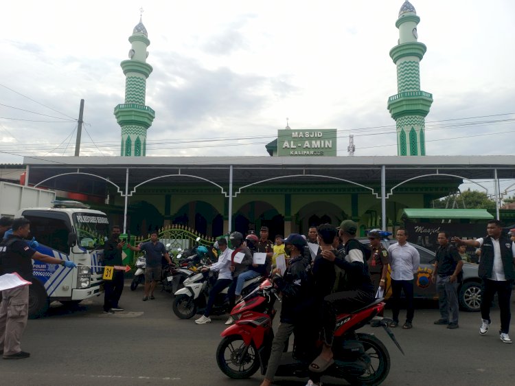 Kegiatan rekonstruksi kasus penembakan pelajar di Semarang dilakukan Polda Jawa Tengah, Senin (30/12). Dicky Aditya/RMOLJateng