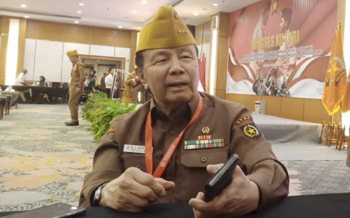 Ketua DPP LVRI, Letjen TNI Purn. HBL.Mantiri. Istimewa