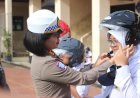 Ajak Siswa Patuh Aturan Lalu Lintas Dalam Police Goes To School