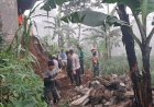Curah Hujan Tinggi, Tanah Longsor Menghempaskan Dapur