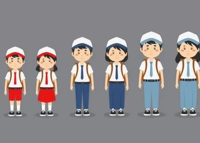 Ilustrasi Siswa Sekolah Dan Jadwal Liburannya. Dokumentasi