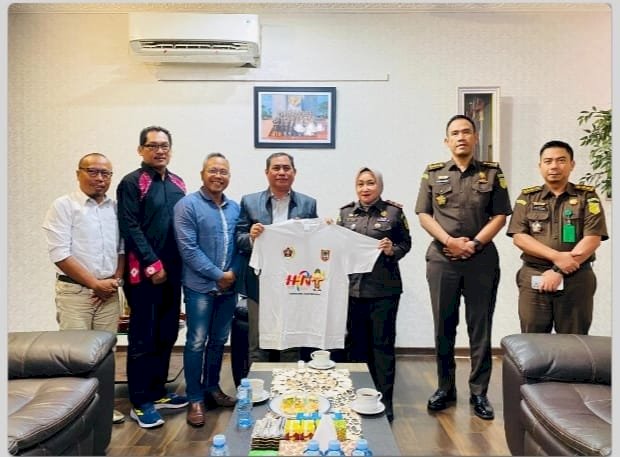 PWI Kalimantan Selatan, Dipimpin Oleh Ketua PWI Kalsel Zaenal Helmie, Audiensi Ke Kantor Kejaksaan Tinggi Kalimantan Selatan, Selasa (21/01). Istimewa
