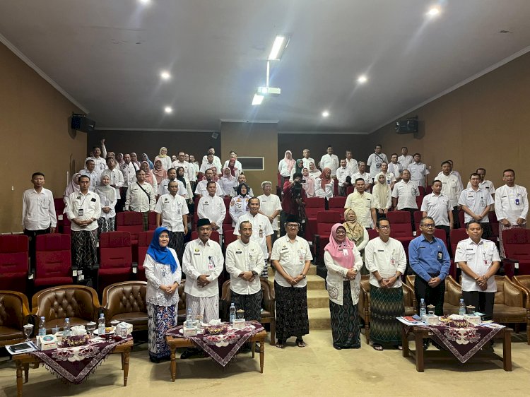 Kabupaten Tegal Mengadakan Acara Evaluasi Penyelenggaraan Kegiatan Satu Data Statistik Sektoral Sekaligus Peluncuran Aplikasi Datawarehouse Dan Satuan Data Terpadu (SATE) Pada Rabu (22/01). Istimewa