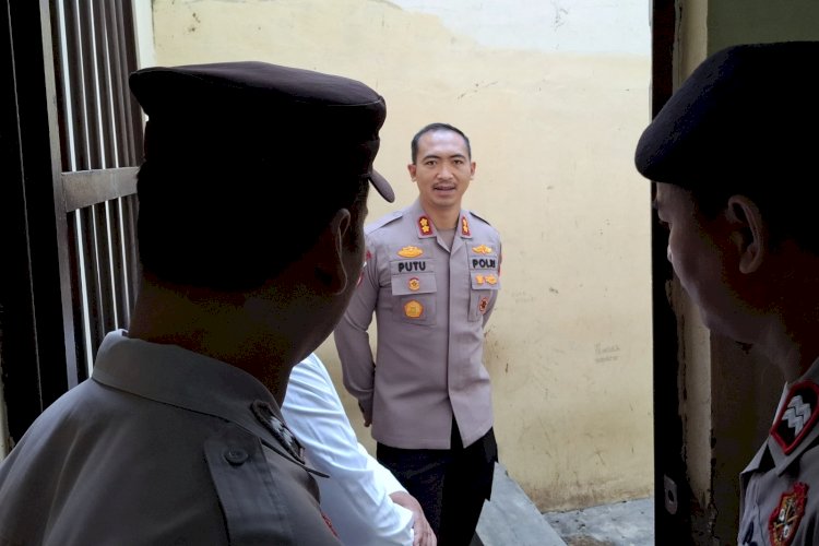 Kapolres Cek Rutan Polres Tegal Kota, Pastikan Keamanan Dan Kesehatan Para Tahanan. Istimewa