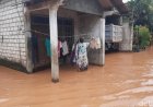 Air Sungai Tersumbat Sampah, Desa Gadingrejo Juwana Dilanda Banjir Parah.