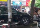Tabrak Trotoar, Sopir Pajer Alami Serangan Jantung