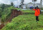 Ancam Jalan Nasional, Tebing Sungai Galeh Di Temanggung Alami Longsor Lagi
