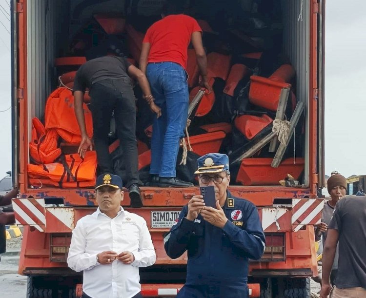 Peralatan yang di datangkan dari Syahbandar Tuban. Yon Daryono/RMOLJateng