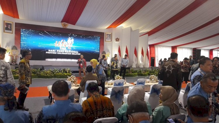 Persiapan Puncak Acara Peringatan HPN 2025 Banjarmasin Di Banjar Baru, Banjarmasin, Kalimantan Selatan, Pada Minggu (09/02) Pagi. Istimewa