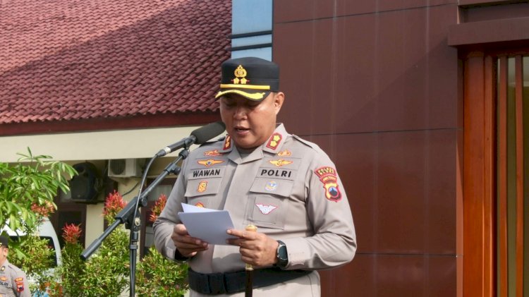 Kapolres Blora, AKBP Wawan Andi Susanto. Diskominfo Kab. Blora