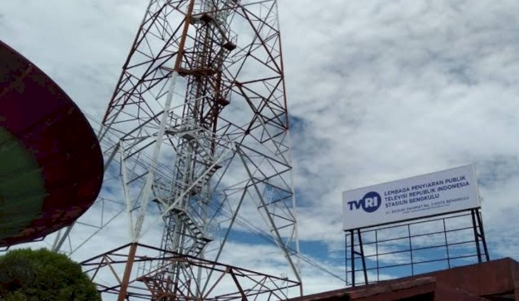 Stasiun TVRI Bengkulu Yang Telah Memiliki Dan Menyiarkan Siaran Digital. Dokumentasi RRI