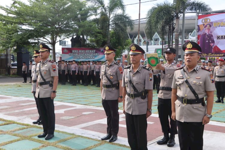 Sertijab Polres Yang Diadakan Pada Selasa (11/02) Dipimpin oleh Kapolres Purworejo Kapolres Purworejo, AKBP Edy Bagus Sumantri. Achmad Luthfi Khakim/RMOLJawaTengah