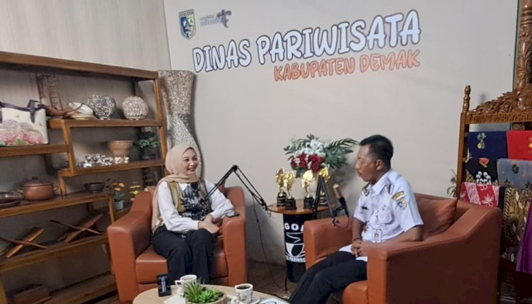 Sekretaris Daerah Demak Diwawancarai Citra Dari Dinas Pariwisata Demak Pada Rabu (12.02). Istimewa