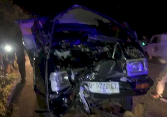 Kecelakaan Melibatkan Mobil Suzuki Carry AD 9720 EE Dan Sepeda Motor Honda Vario AD 3082 DG, Terjadi Di Dusun Pelem, Desa Watangrejo, Kecamatan Pracimantoro, Wonogiri Pada Rabu (19/02). Dokumentasi