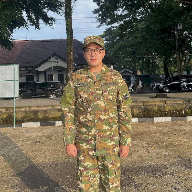 Wakil Bupati Purworejo, Dion Agasi Setiabudi Dalam Seragam Comcad. Dokumentasi Medsos Dion Agassi