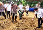 Polres Wonogiri Tanam Jagung Ketahanan Pangan
