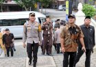 Kapolres Boyolali Dampingi Bupati Tinjau Pos Pengamanan Mudik Lebaran 2025