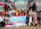 Lepas Mudik Gratis, Wawali Tegal: Selamat Bertemu Keluarga Dengan Bahagia Dan Gembira