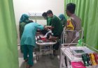Gercep, Polsek Pengadegan Purbalingga Tolong Korban Laka Tunggal Akibat Minim Penerangan